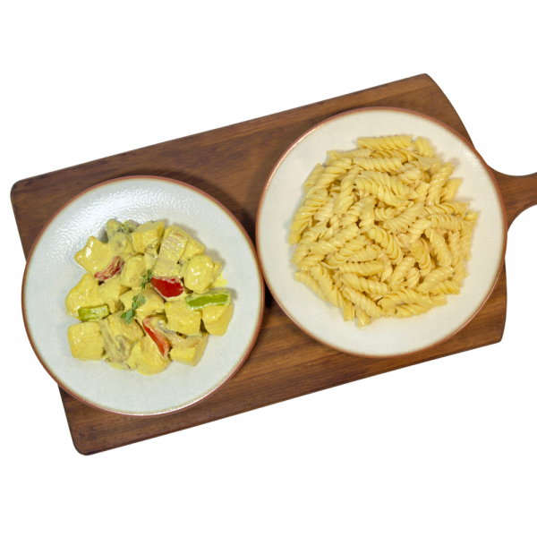 Köri Soslu Tavuk & Fusilli Makarna 360 Gram